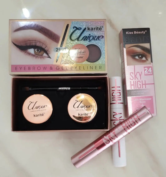 Kit de Pestañina y Primer Voluminizador + Betún para cejas